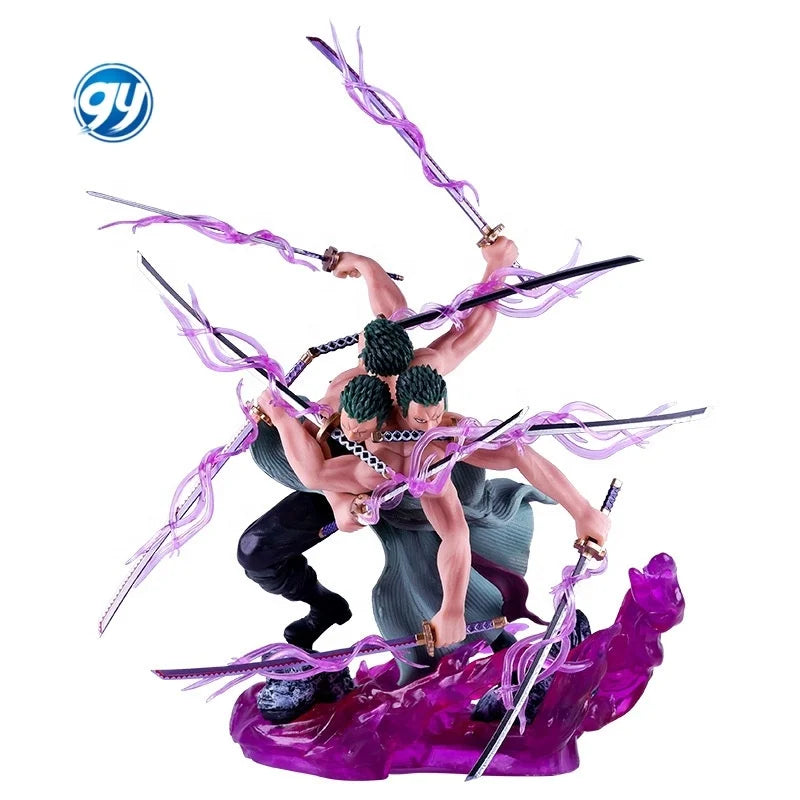 One Piece - Three Heads Interchangeable Asura Nine Sword Style Zoro