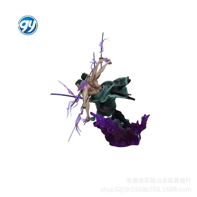 One Piece - Three Heads Interchangeable Asura Nine Sword Style Zoro