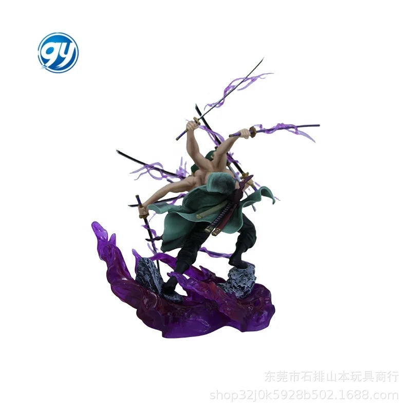 One Piece - Three Heads Interchangeable Asura Nine Sword Style Zoro
