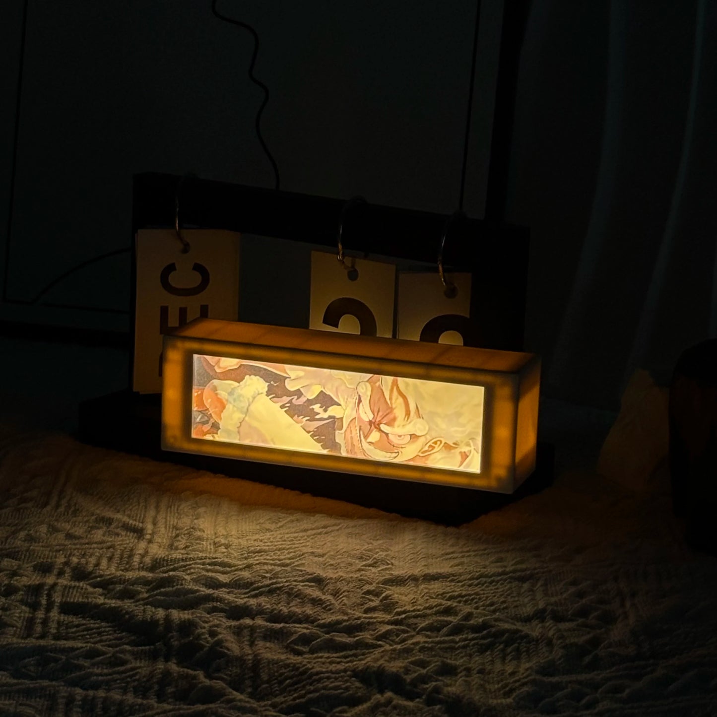 LED Character 3 "Box Lamp"